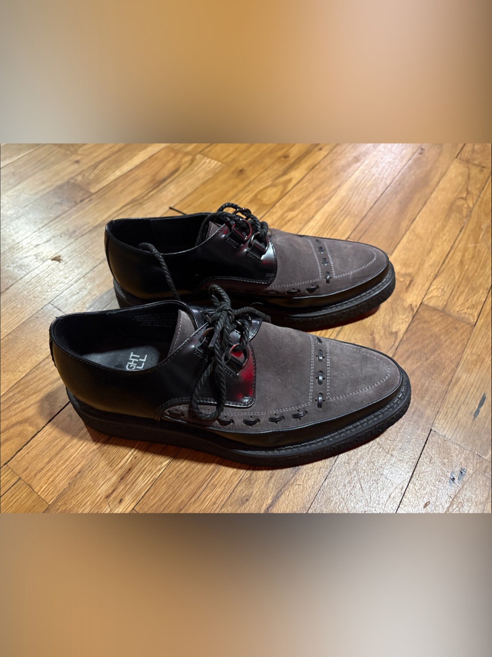 Straight to Hell Suede/ Leather Creepers Men’s 8 W 9.5 like new